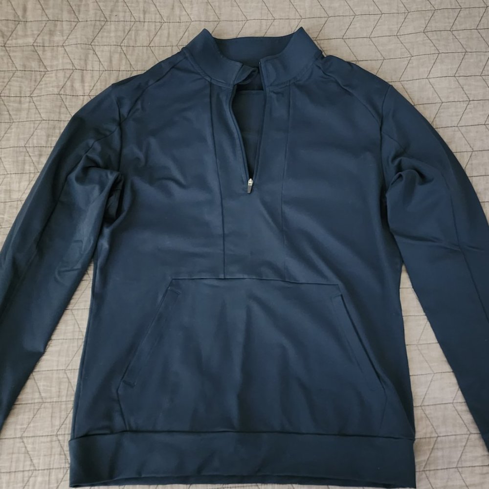 Alphalete Half-Zip Performance Pullover - M - Navy - image 1